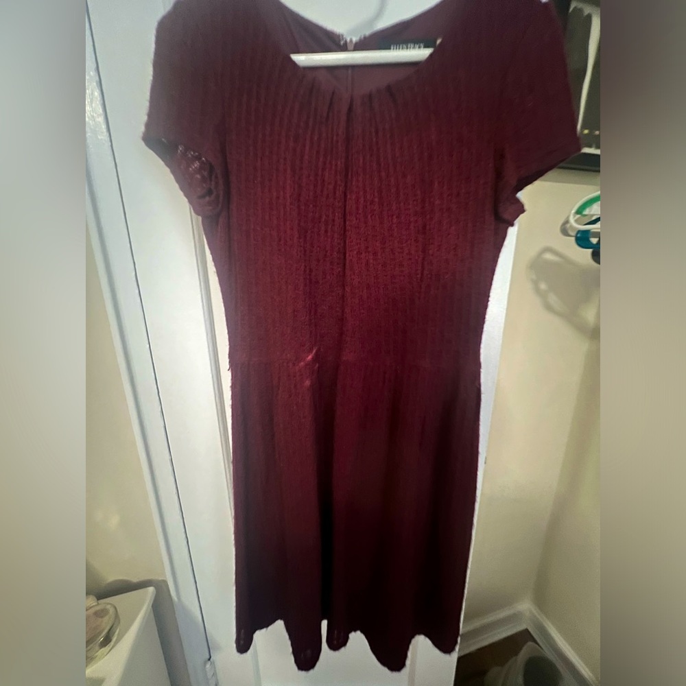 Short Sleeve Sweater Dress